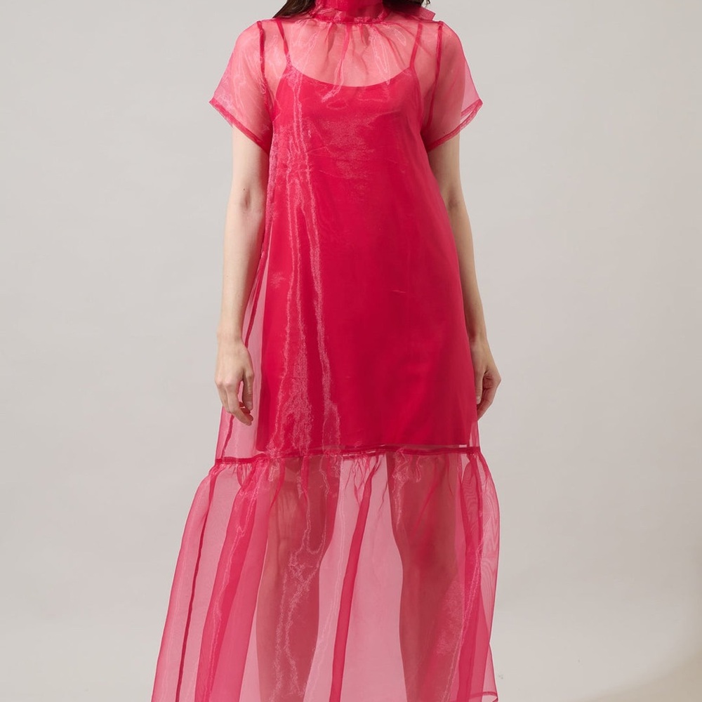 Sugarlips Vibrant Pink Maxi Dress